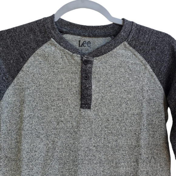 LEE LONG SLEEVE GRAY T SHIRT BOYS SZ 7 - Picture 3 of 7